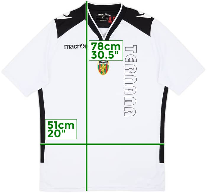 2014-15 Ternana Macron Player Issue Training Shirt #48 - 8/10 - (XL)