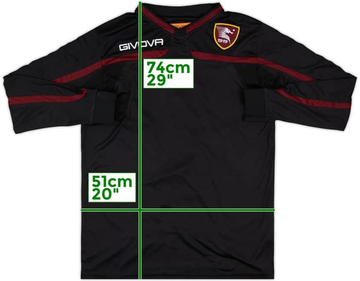 2015-16 Salernitana Givova Player Issue Sweat Top #7 - 8/10 - (L)