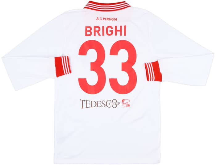 2016-17 Perugia Away L/S Shirt Brighi #33 - 9/10 - (M)