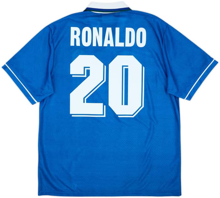 1994-97 Brazil Away Shirt Ronaldo #20 - 8/10 - (L)