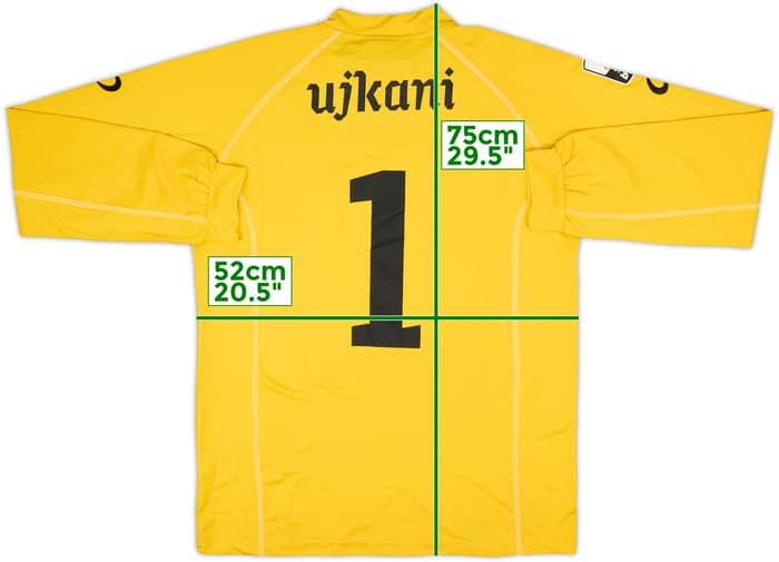 2010-11 Novara GK Shirt Ujkani #1 (L)