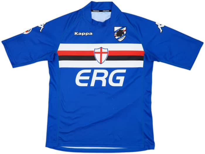 2008-09 Sampdoria Home Shirt Palombo #17 - 6/10 - (XL)