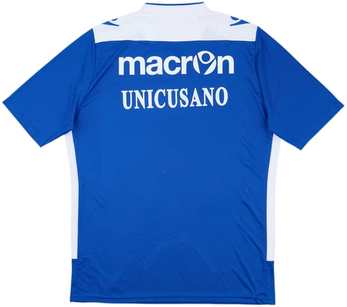 2017-18 Ternana Macron Player Issue Training Shirt #19 - 7/10 - (XL)
