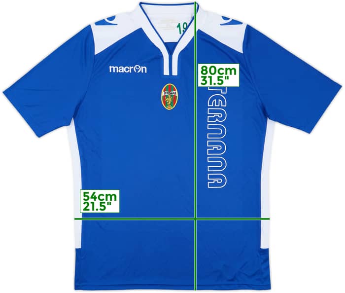 2017-18 Ternana Macron Player Issue Training Shirt #19 - 7/10 - (XL)