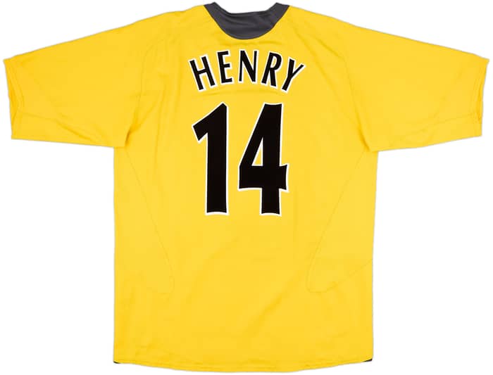 2005-06 Arsenal Away Shirt Henry #14 - 8/10 - (XL)