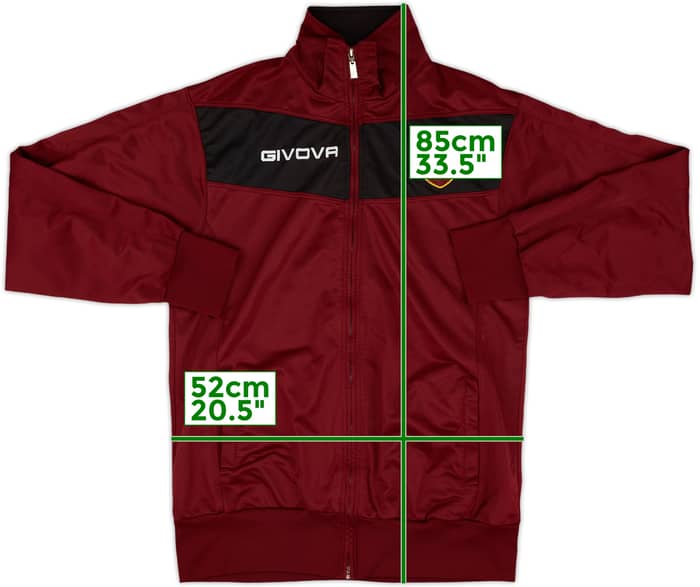 2012-13 Salernitana Givova Track Jacket - 9/10 - (XXL)