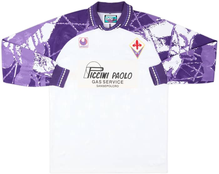 1994-95 Fiorentina Match Issue Away L/S Shirt #13