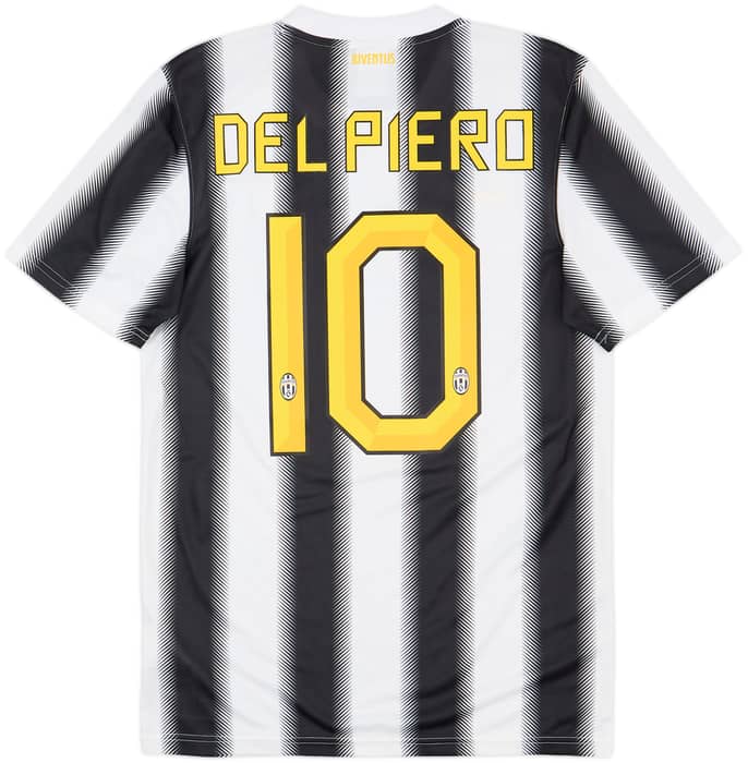 2011-12 Juventus Basic Home Shirt Del Piero #10 - 8/10 - (S)
