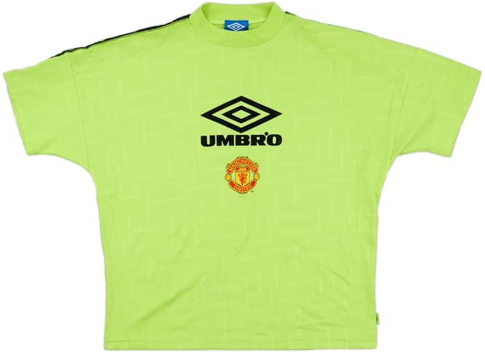 1994-96 Manchester United Umbro Training Shirt - 8/10 - (XL)
