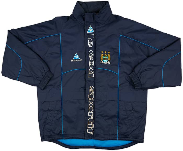 2001-03 Manchester City Le Coq Sportif Padded Bench Coat - 8/10 - (M)