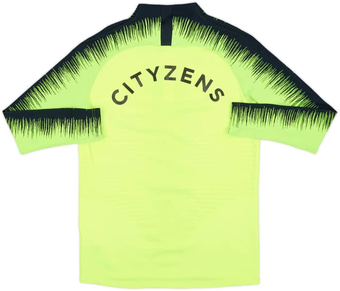2019-20 Manchester City Nike Player Issue 1/4 Zip Drill Top #33 - 9/10 - (M)