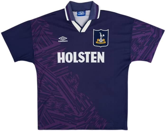 1994-95 Tottenham Away Shirt Sheringham #10 - 8/10 - (L)