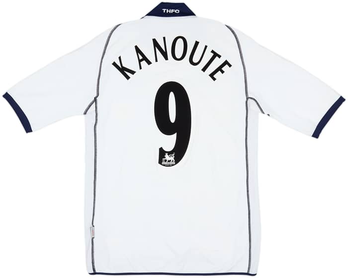 2002-04 Tottenham Home Shirt Kanoute #9 - 6/10 - (M)