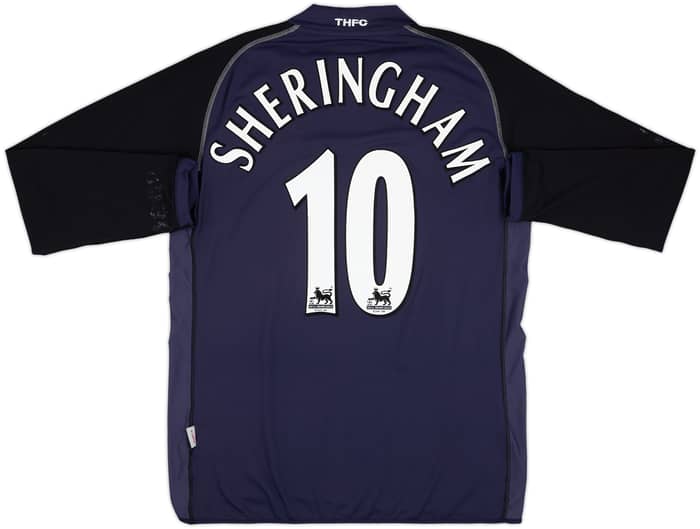 2002-03 Tottenham Away L/S Shirt Sheringham #10 - 4/10 - (XL)