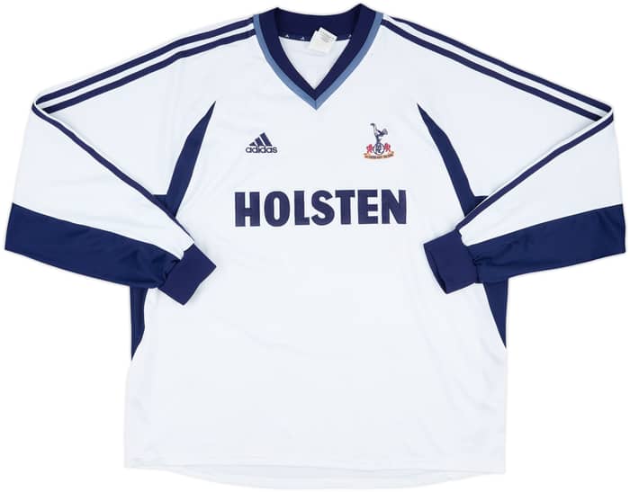 2001-02 Tottenham Home L/S Shirt Ferdinand #9 - 8/10 - (XXL)