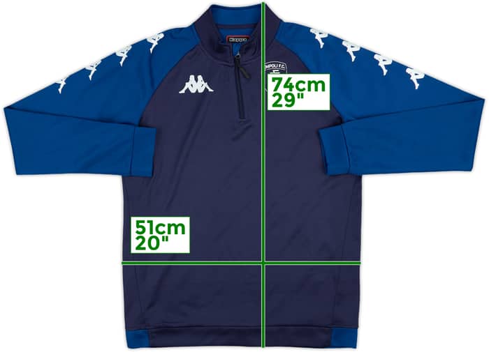 2018-19 Empoli Kappa 1/4 Zip Training Top - 6/10 - (L)