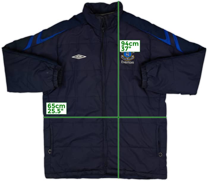 2006-08 Everton Umbro Padded Bench Coat - 8/10 - (XL)