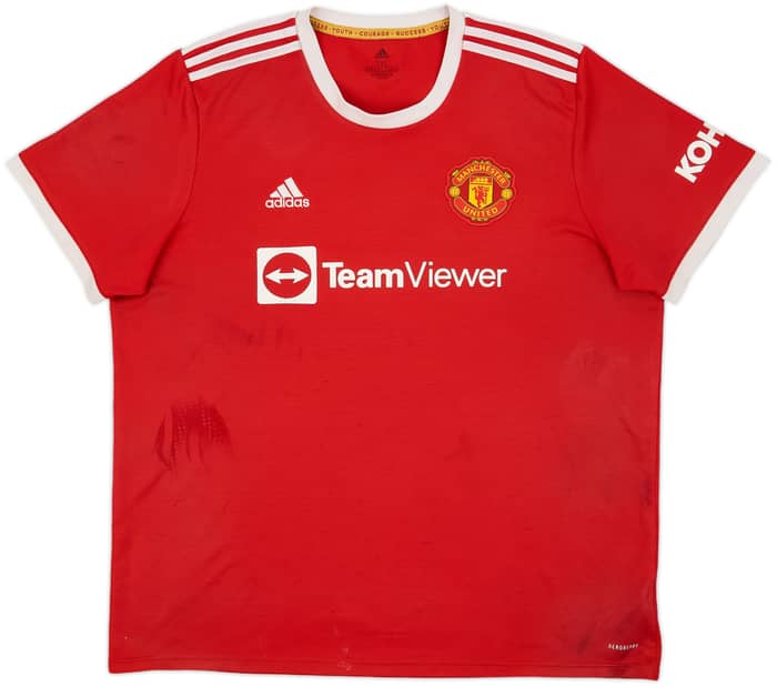 2021-22 Manchester United Home Shirt - 4/10 - (XXL)