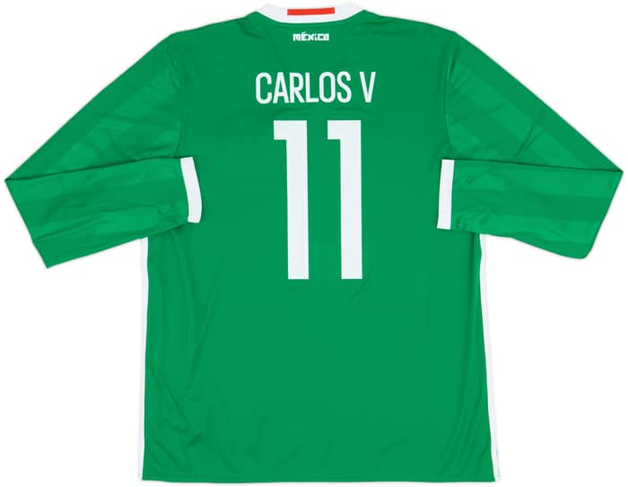 2016-17 Mexico Copa America Home L/S Shirt Carlos V #11 (XL)