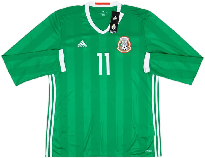 2016-17 Mexico Copa America Home L/S Shirt Carlos V #11 (XL)