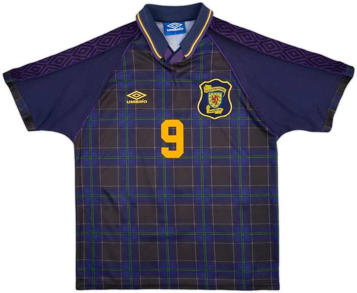 1994-96 Scotland Home Shirt McCoist #9 - 8/10 - (L)
