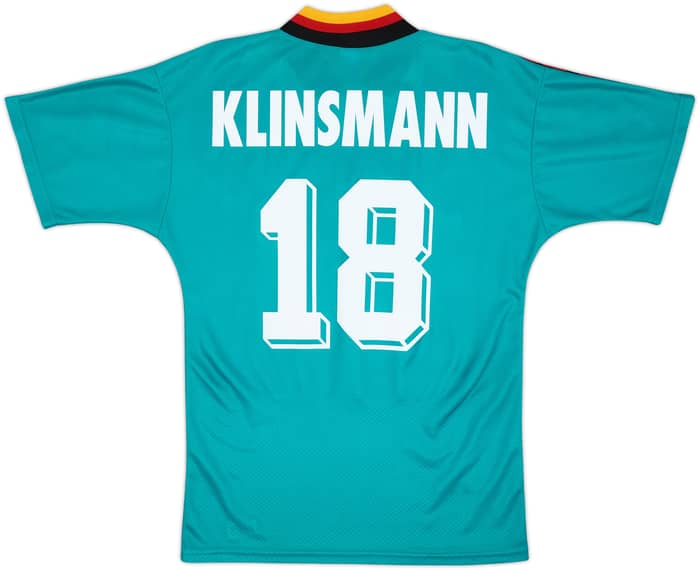1994-96 Germany Away Shirt Klinsmann #18 - 9/10 - (S)
