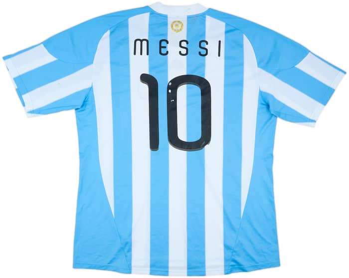 2010-11 Argentina Home Shirt Messi #10 - 5/10 - (XXL)