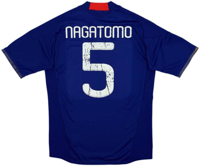 2010-12 Japan Home Shirt Nagatomo #5 - 5/10 - (S)