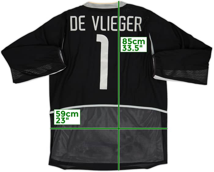 2002-04 Belgium Player Issue GK Shirt De Vlieger #1 (XL)