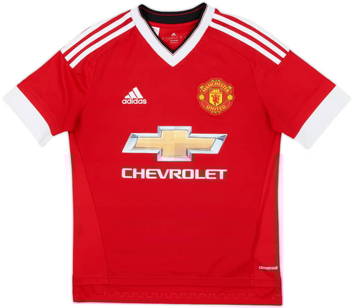 2015-16 Manchester United Home Shirt Rooney #10 - 8/10 - (L.Boys)