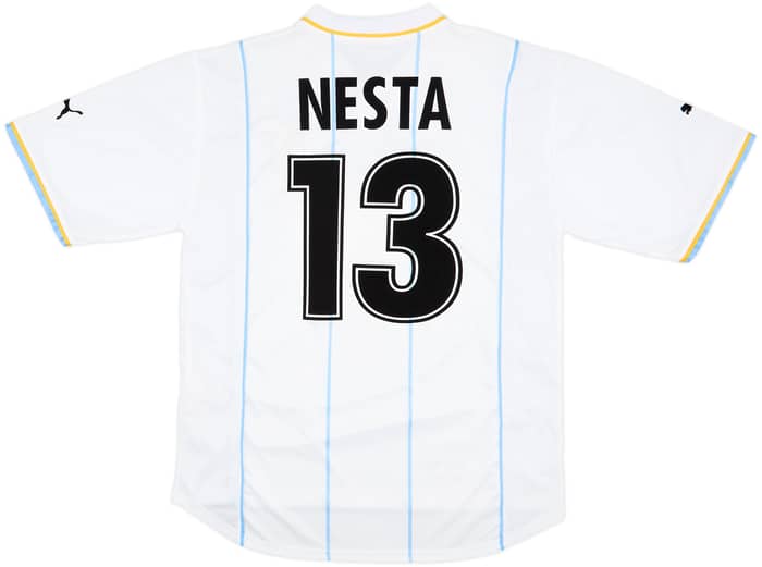 2001-02 Lazio European Home Shirt Nesta #13 - 7/10 - (XL)