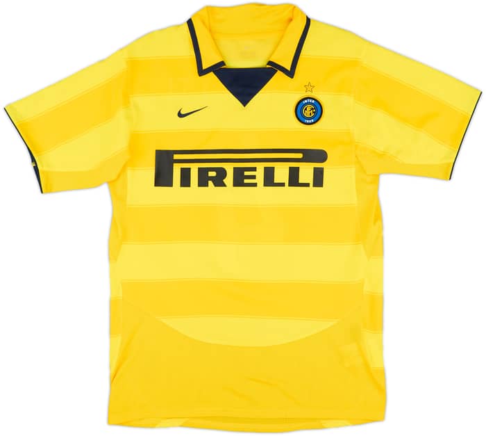 2003-04 Inter Milan Away Shirt J.Zanetti #4 - 8/10 - (S)