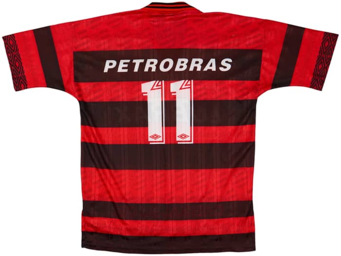 1995-96 Flamengo Centenary Home Shirt #11 - 8/10 - (L/XL)