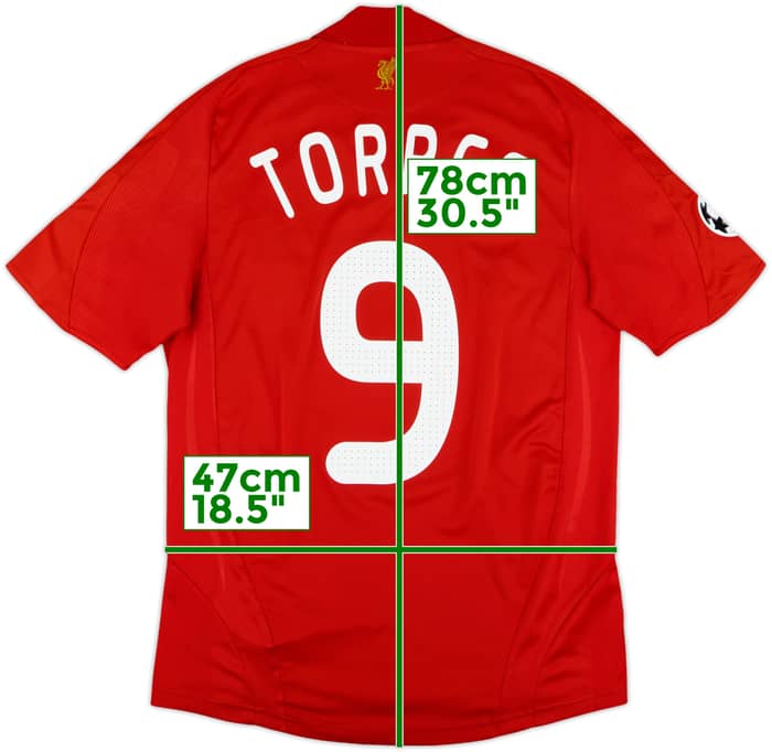 2008-10 Liverpool Home Shirt Torres #9 - 6/10 - (S)