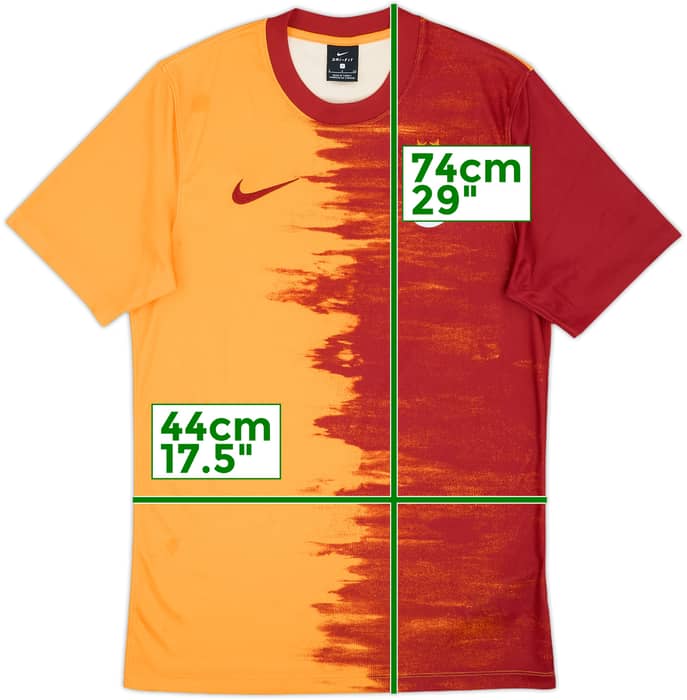 2020-21 Galatasaray Basic Home Shirt - 8/10 - (S)