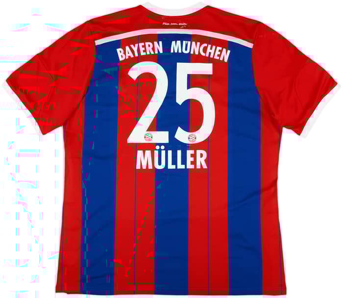 2014-15 Bayern Munich Home Shirt Muller #25 - 5/10 - (XXL)