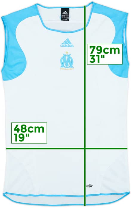 2005-06 Olympique Marseille adidas Training Vest - 7/10 - (XXL)