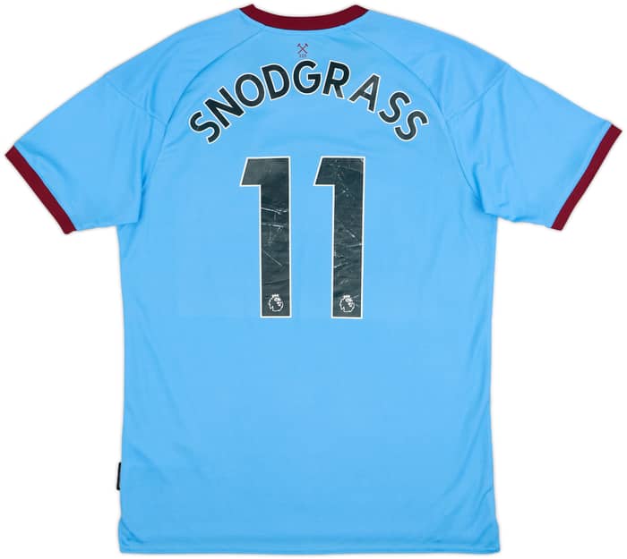 2020-21 West Ham Away Shirt Snodgrass #11 - 5/10 - (L)