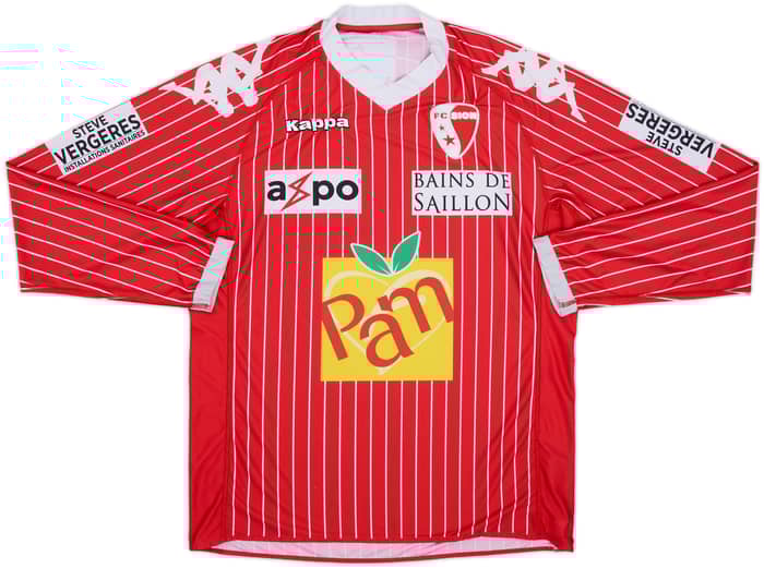 2010-11 FC Sion Away L/S Shirt - 4/10 - (XL)