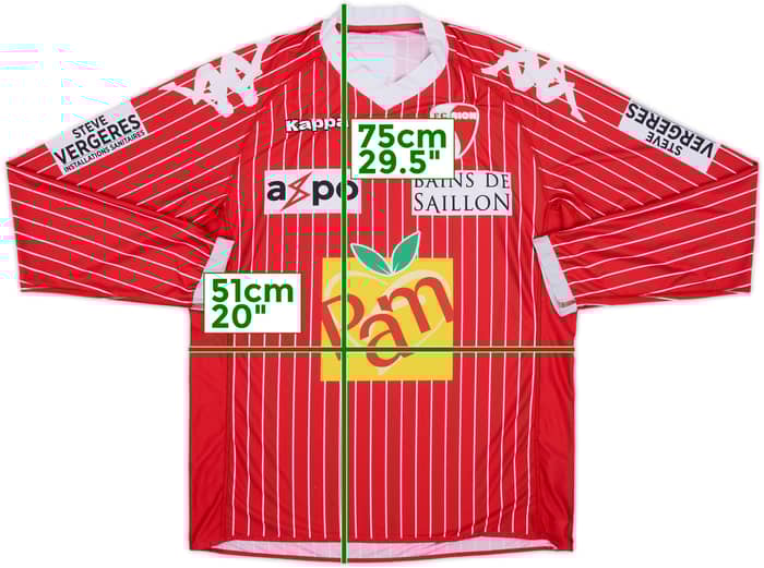 2010-11 FC Sion Away L/S Shirt - 4/10 - (XL)