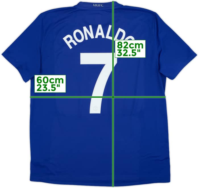 2008-09 Manchester United Third Shirt Ronaldo #7 - 7/10 - (XL)