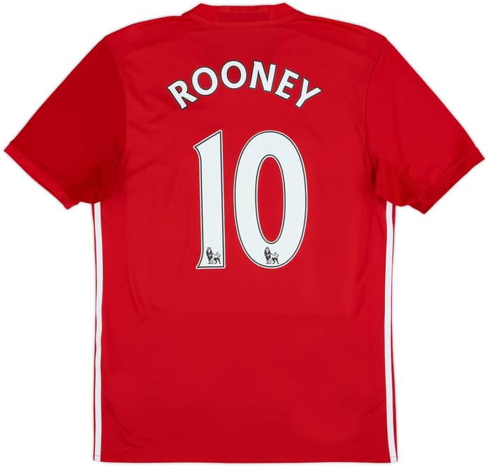 2016-17 Manchester United Home Shirt Rooney #10 - 6/10 - (M)