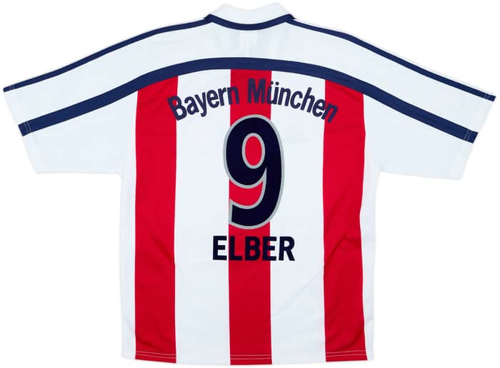 2000-01 Bayern Múnich Camiseta Visitante Elber #9 - 6/10 - (M)