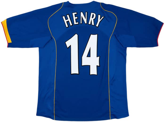 2004-06 Arsenal Away Shirt Henry #14 - 8/10 - (XL)