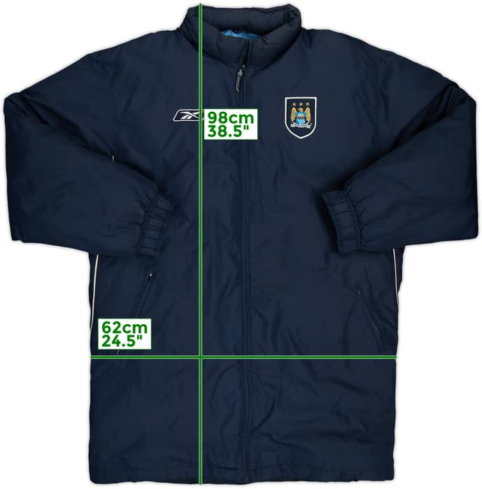 2003-04 Manchester City Padded Bench Coat - 8/10 - (L)