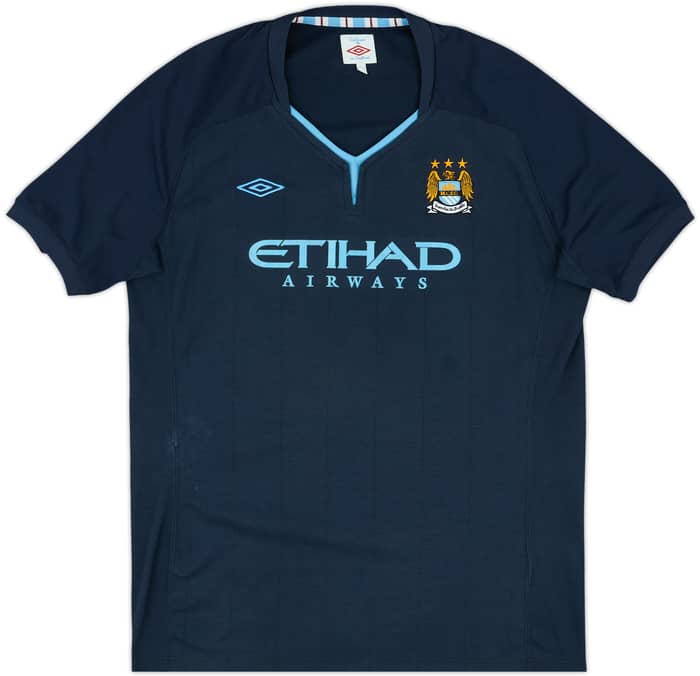 2010-12 Manchester City Away Shirt Silva #21 - 7/10 - (Women's L)