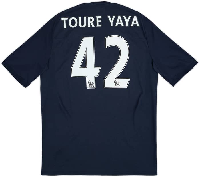 2010-12 Manchester City Away Shirt Toure Yaya #42 - 8/10 - (L)