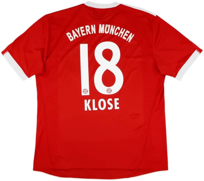 2009-10 Bayern Munich Home Shirt Klose #18 - 7/10 - (XXL)