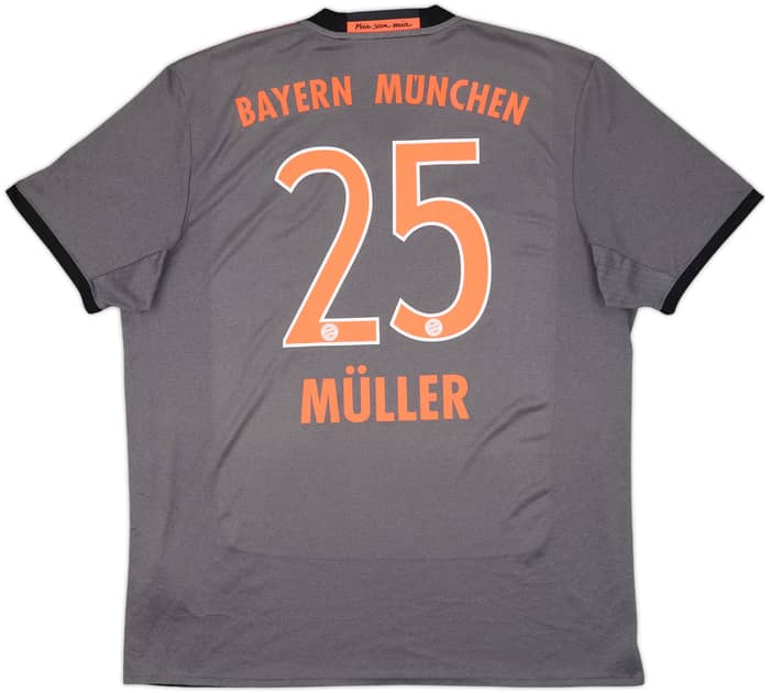 2016-17 Bayern Munich Away Shirt Muller #25 - 10/10 - (XL)