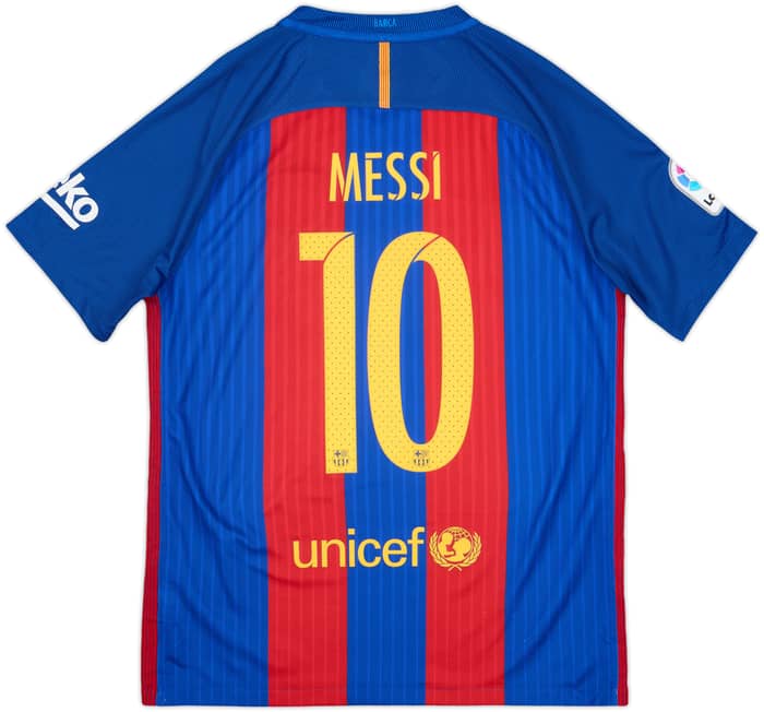 2016-17 Barcelona Home Shirt Messi #10 - 8/10 - (M)